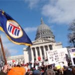 Wisconsin Rally; Wisconsin; Rally; protest