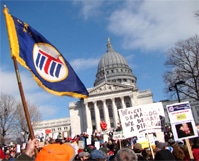 Wisconsin Rally; Wisconsin; Rally; protest