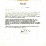 nigro wisconsin letter