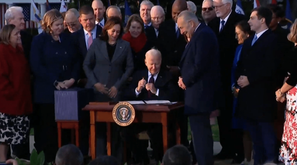 Pres. Biden Signs Infrastructure Bill